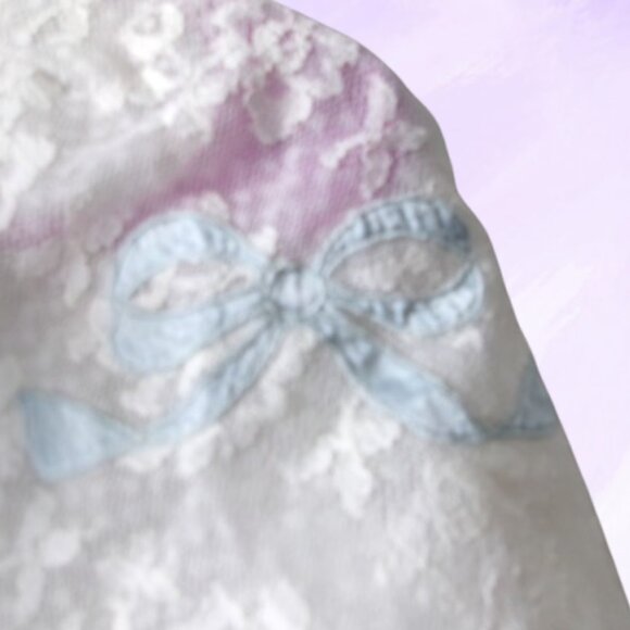 Radcliffe vintage coquette nightgown nightie lingerie bow lace in white/ivory L - Picture 5 of 11